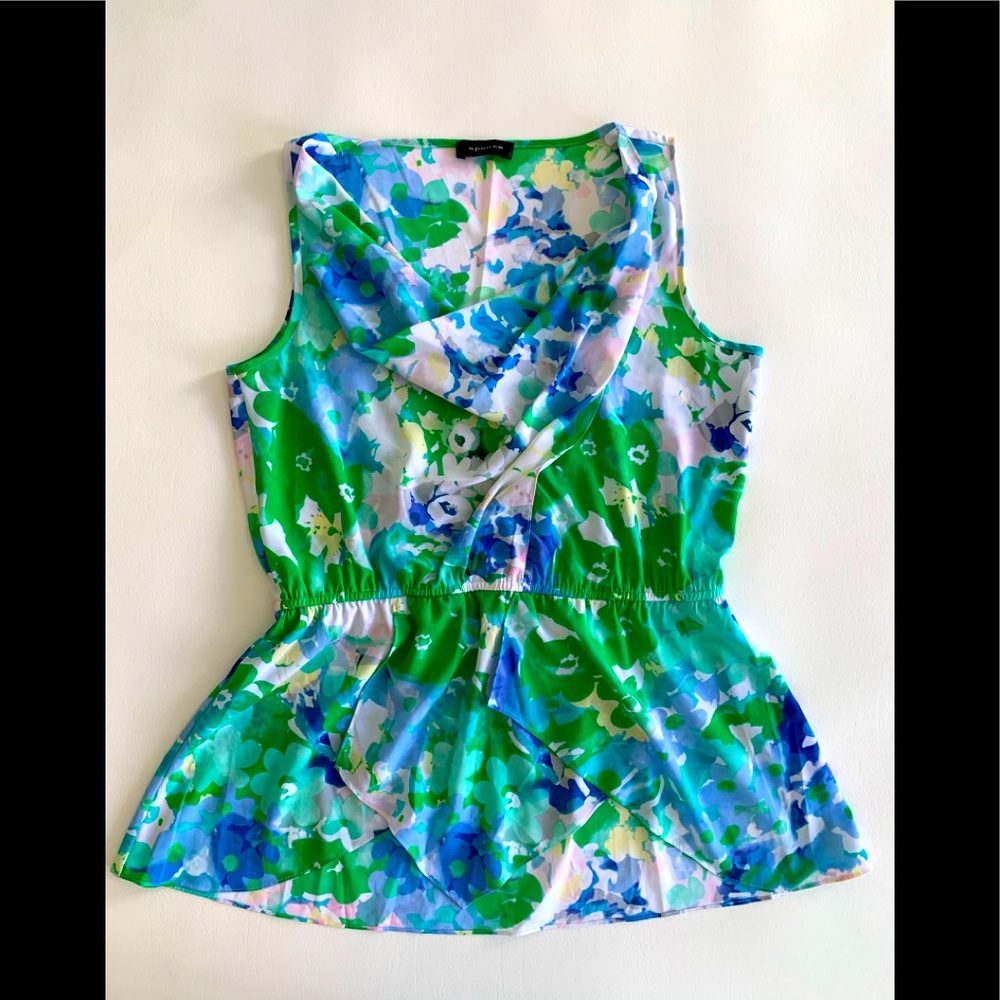summer blouse in colored polyester size M
